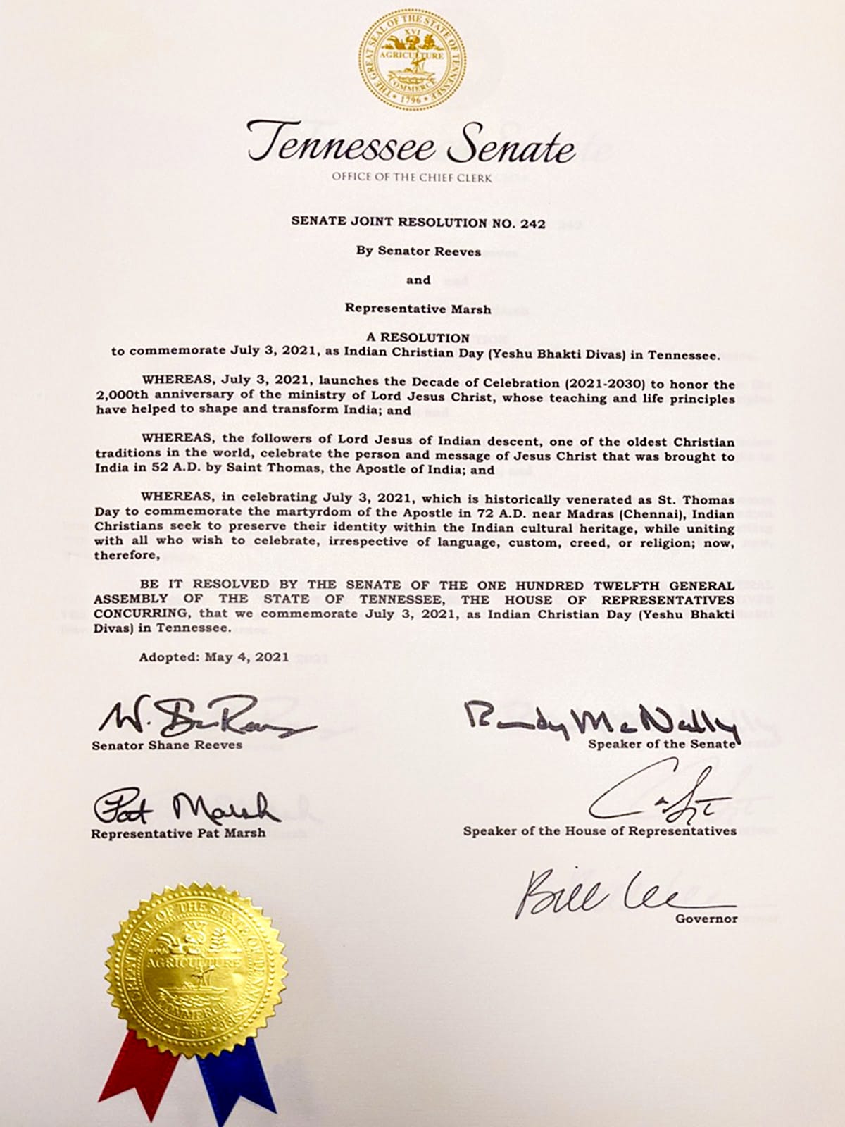 ICD Tennessee Recognition